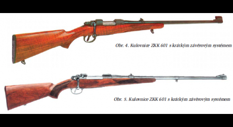 Myslivecké kulovnice opakovací ZK 600, 601, 602