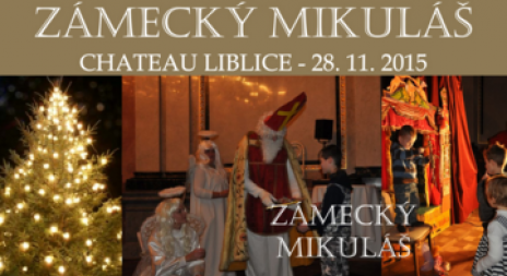 Přijďte se podívat na Mikuláše na zámek Liblice 28. 11. 2015