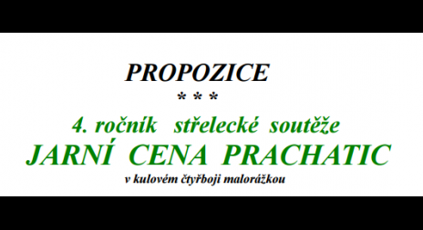 Pozvánka na Jarní cenu Prachatic 19. 3. 2016