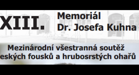 Pozvánka na  XIII. ročník Memoriál Dr. Josefa Kuhna 