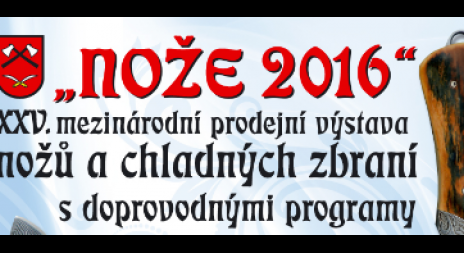 Pozvánka na NOŽE 2016 - již tento víkend