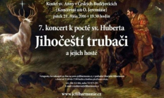 Pozvánka na 7. koncert k poctě Sv. Huberta 