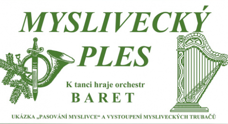 Myslivecký ples v Jindřichově Hradci 7. 1. 2017