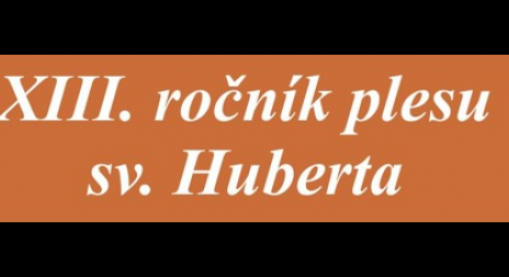 XIII. ročník plesu sv. Huberta