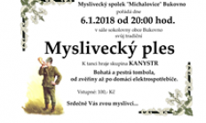 Pozvánka na myslivecký ples MS Michalovice 
